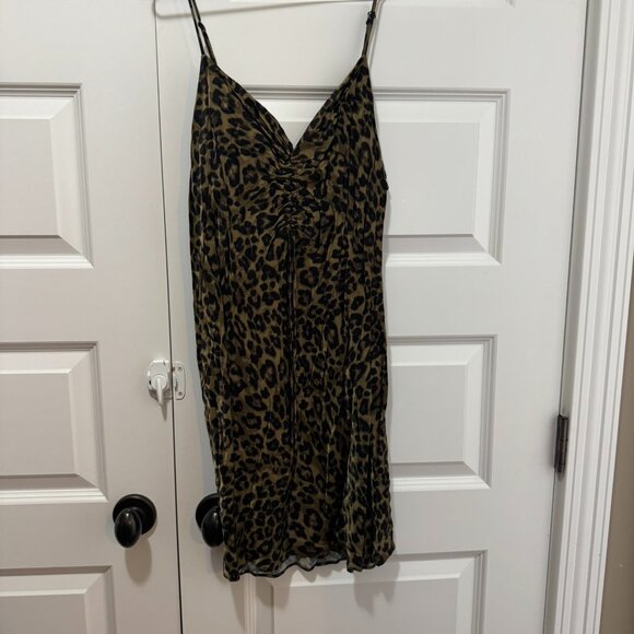 H&M Leopard Print Slip Dress – Midi Length - Picture 2 of 7